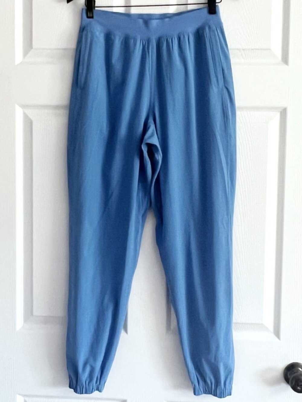 Lululemon Adapted State perforated HR jogger high rise lightweight blue pants 6